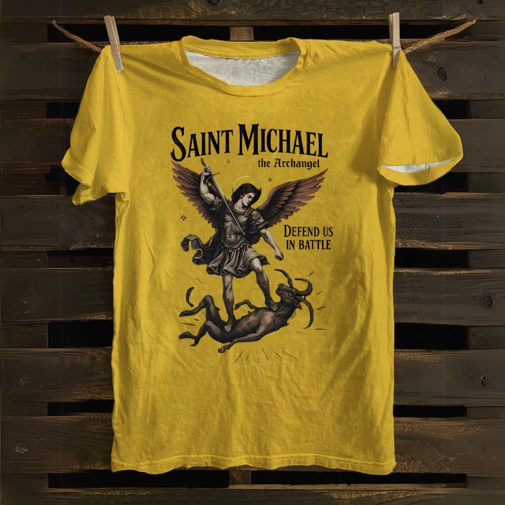Saint Michael The Archange Cotton T-shirt