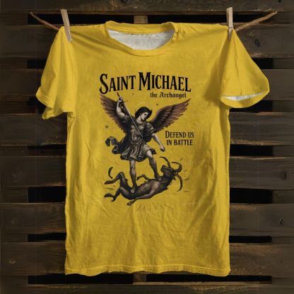 Saint Michael The Archange Cotton T-shirt