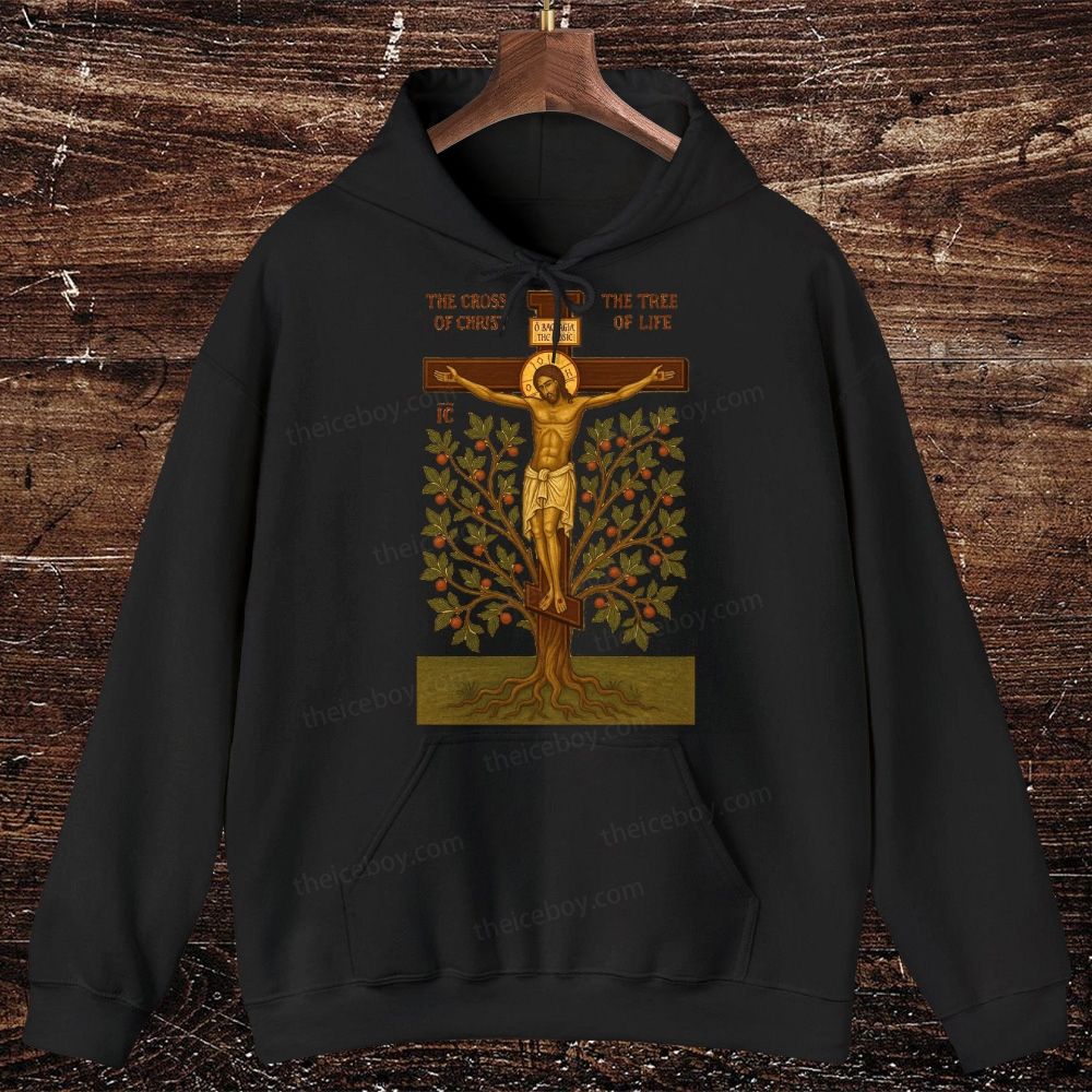 The Cross Of Christ Oversized Cotton Hoodies