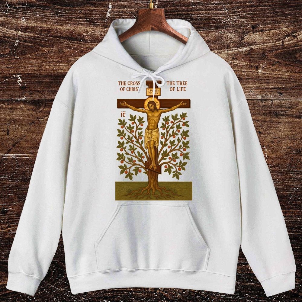 The Cross Of Christ Oversized Cotton Hoodies