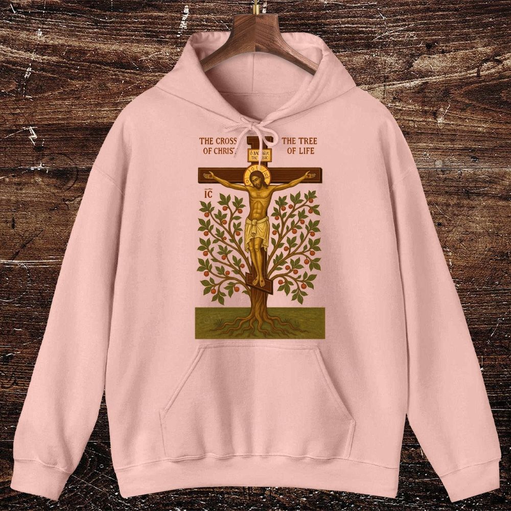 The Cross Of Christ Oversized Cotton Hoodies