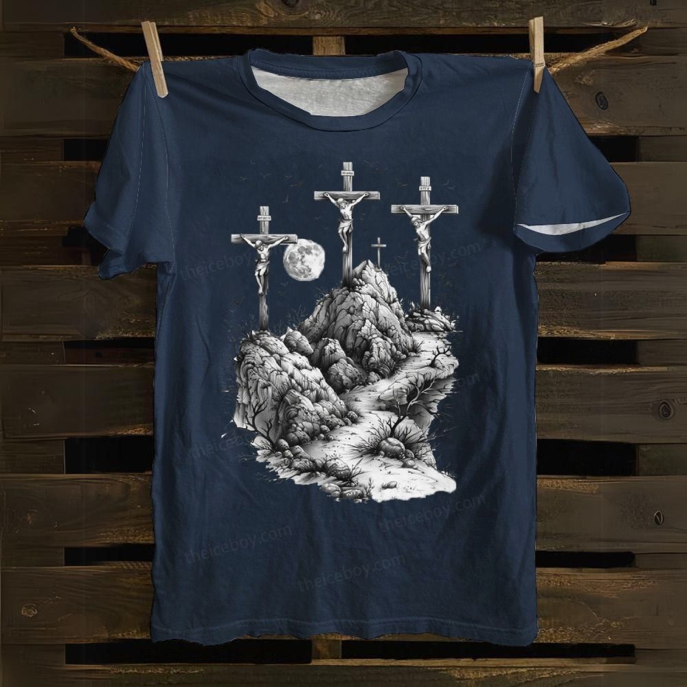 Hill of Crosses Cotton T-shirt