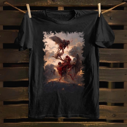 Holy Flame Judgment Cotton T-shirt