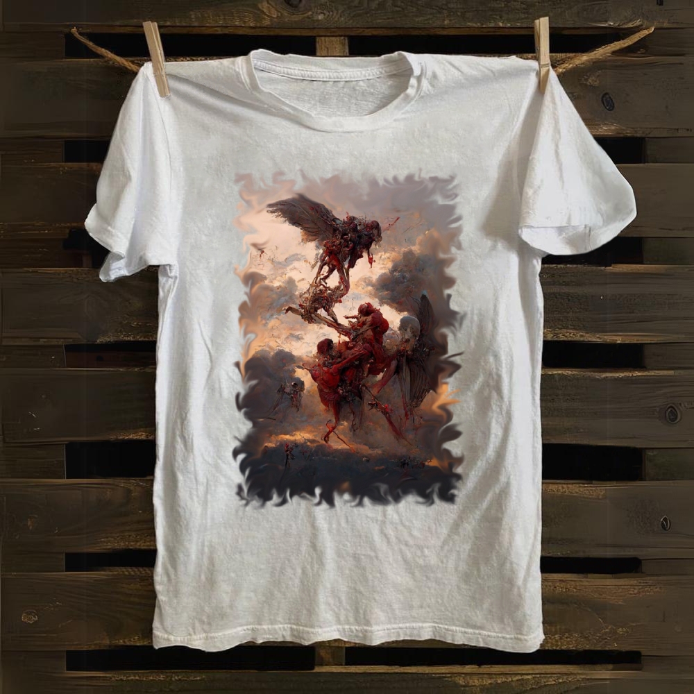 Holy Flame Judgment Cotton T-shirt