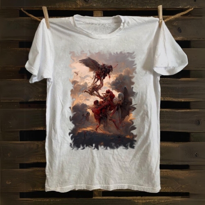 Holy Flame Judgment Cotton T-shirt