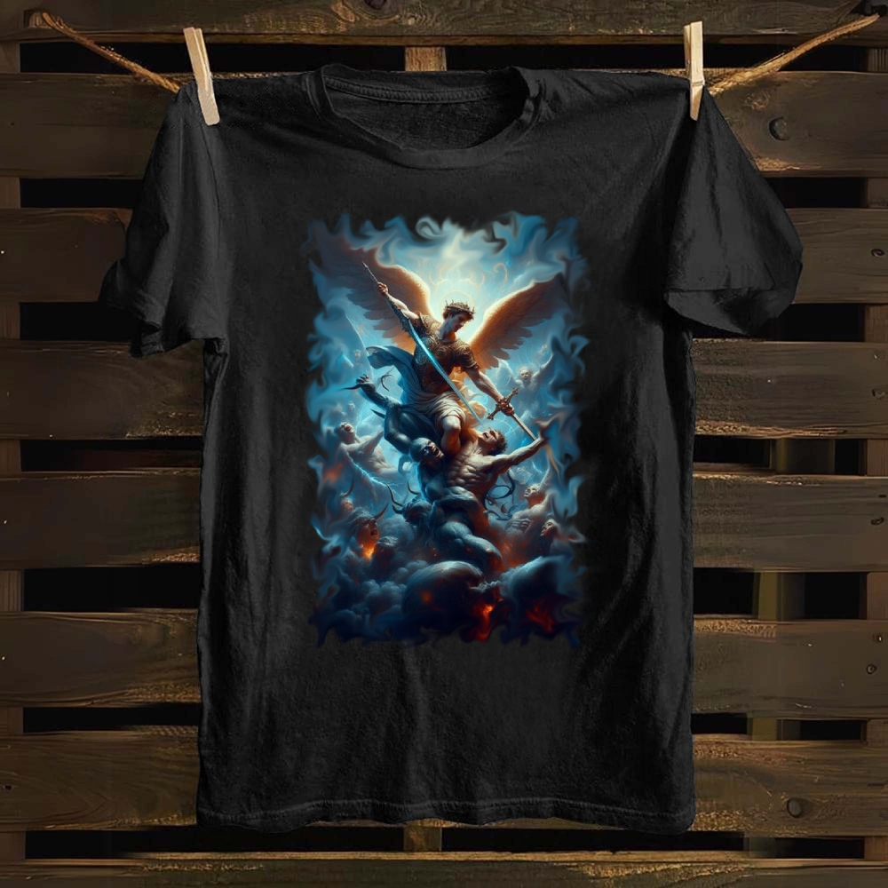 Light And Dark Quadrant Cotton T-shirt