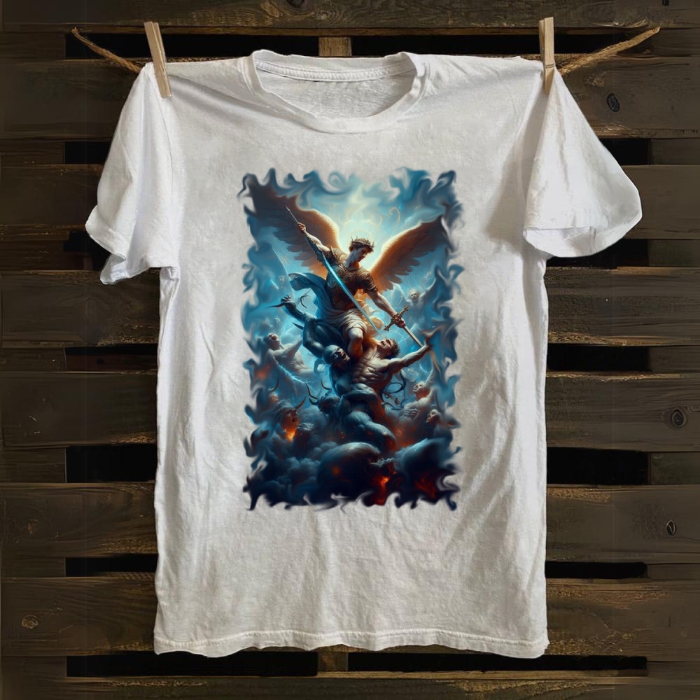 Light And Dark Quadrant Cotton T-shirt