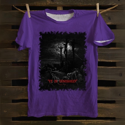 Prayer Before The CrossCotton T-shiryt