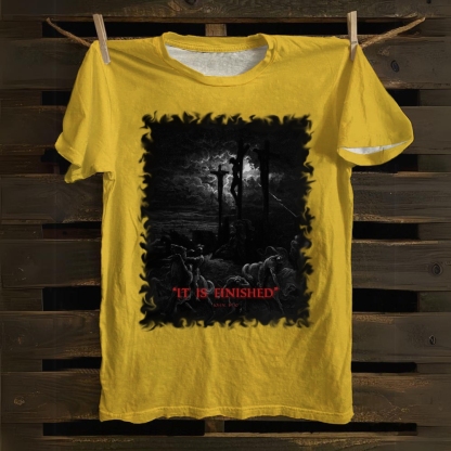 Prayer Before The CrossCotton T-shiryt