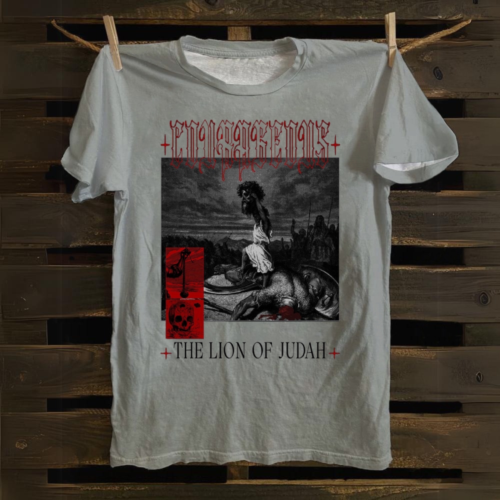 The Lion Of Judah Cotton T-shirt