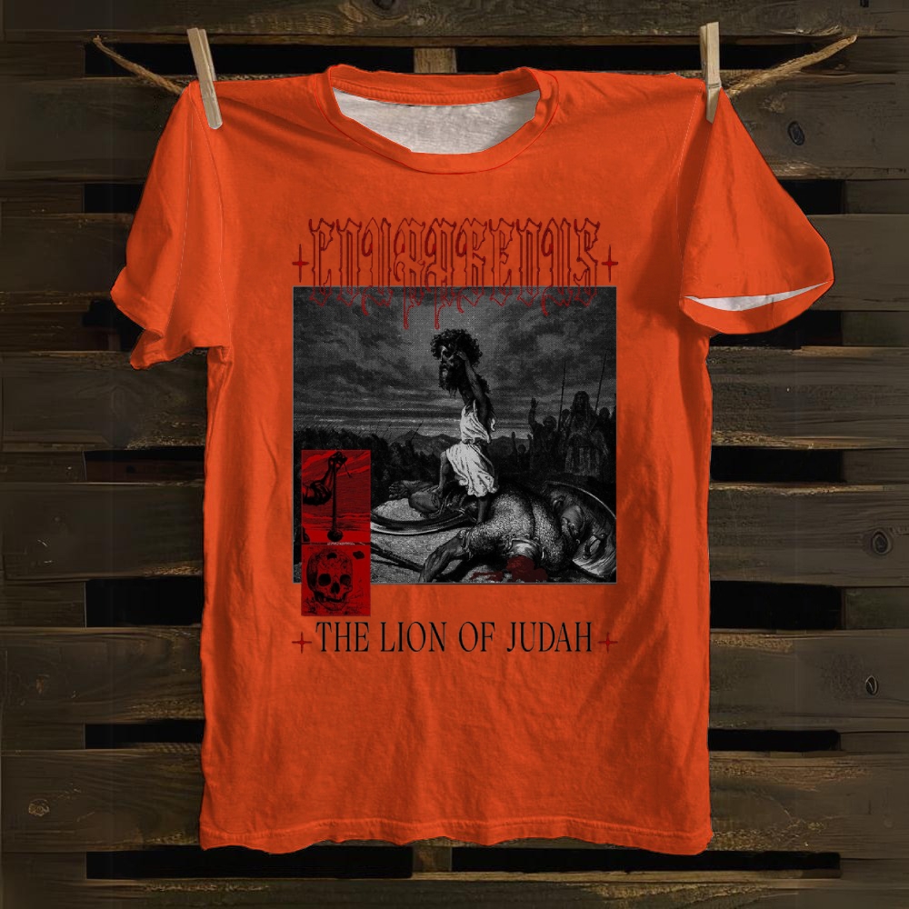 The Lion Of Judah Cotton T-shirt