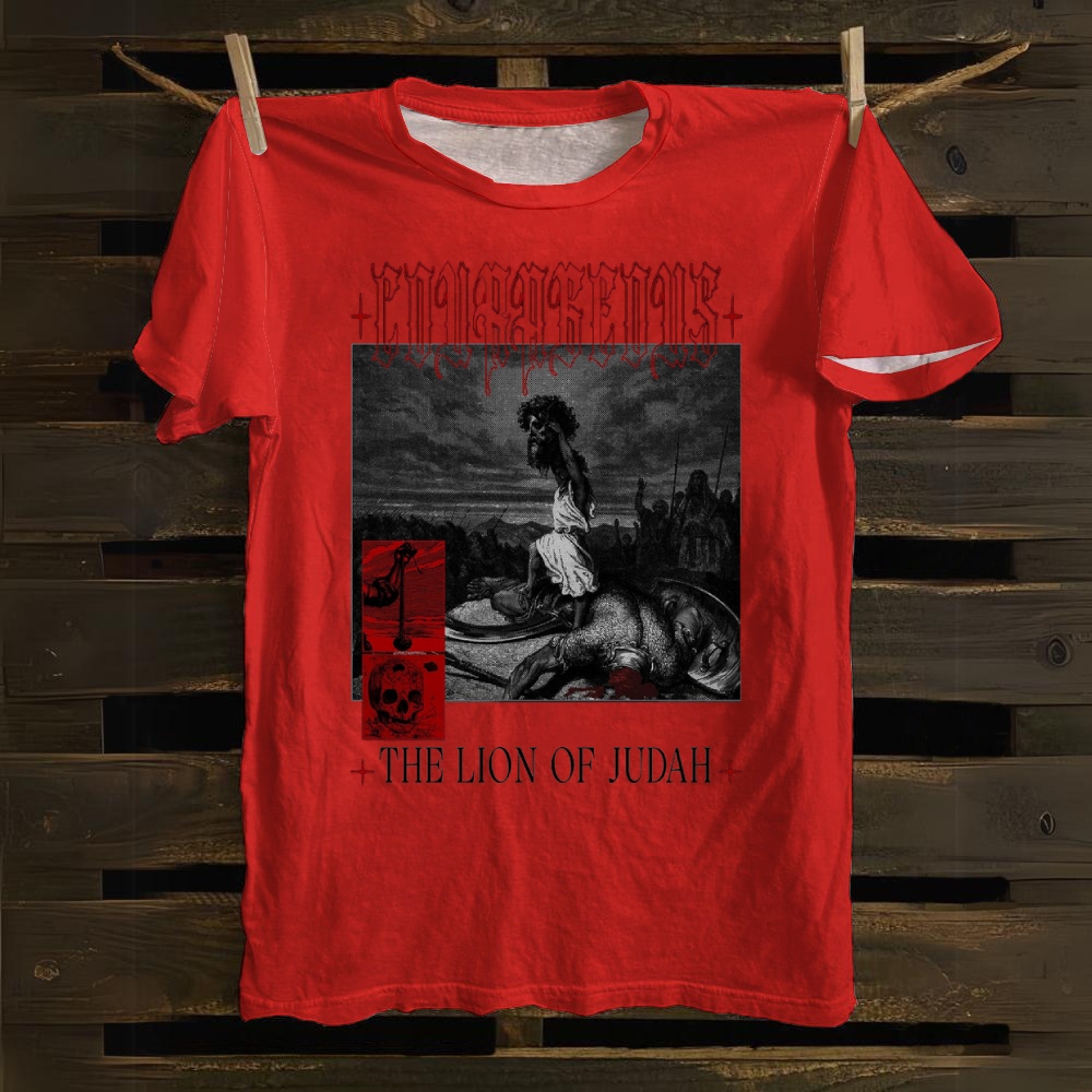 The Lion Of Judah Cotton T-shirt