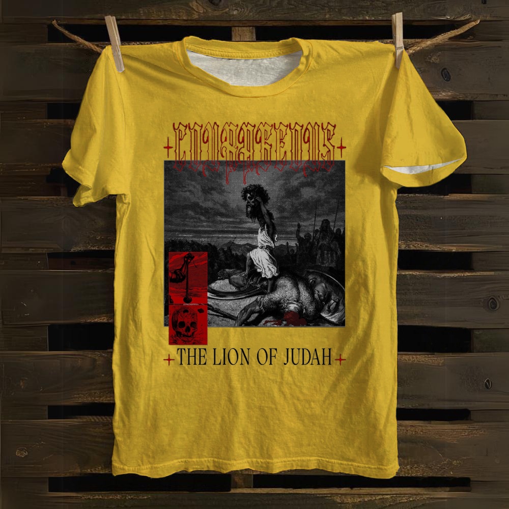 The Lion Of Judah Cotton T-shirt