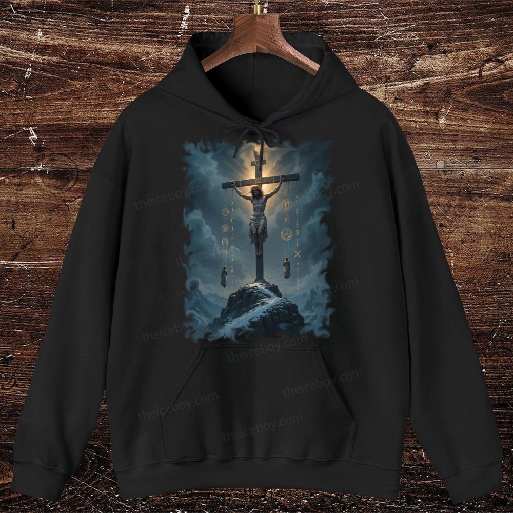 The Passion of Jesus Oversized Cotton Hoodies