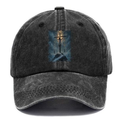 The Passion of Jesus Unisex Vintage Casual Washed Cap