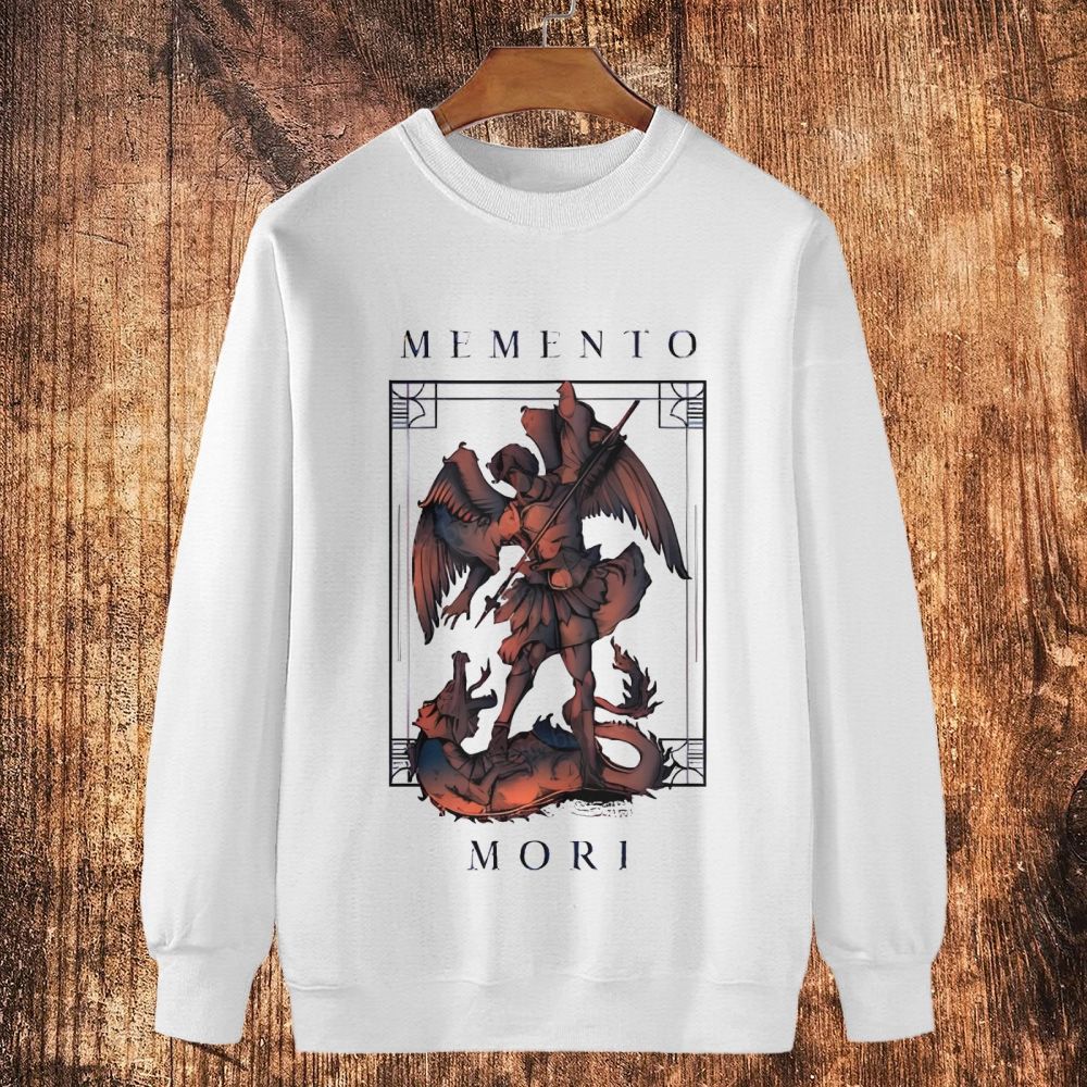 The Lord Is With You Mighty Warrior Cotton Crewneck Sweatshirt