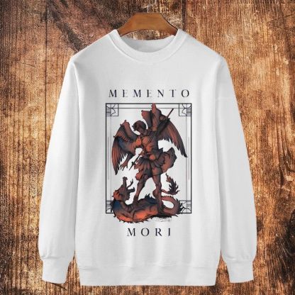 The Lord Is With You Mighty Warrior Cotton Crewneck Sweatshirt