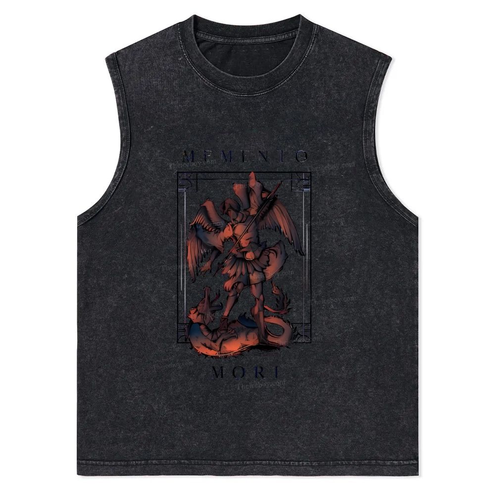 The Lord Is With You Mighty Warrior Christian Snowflake Washed Vest