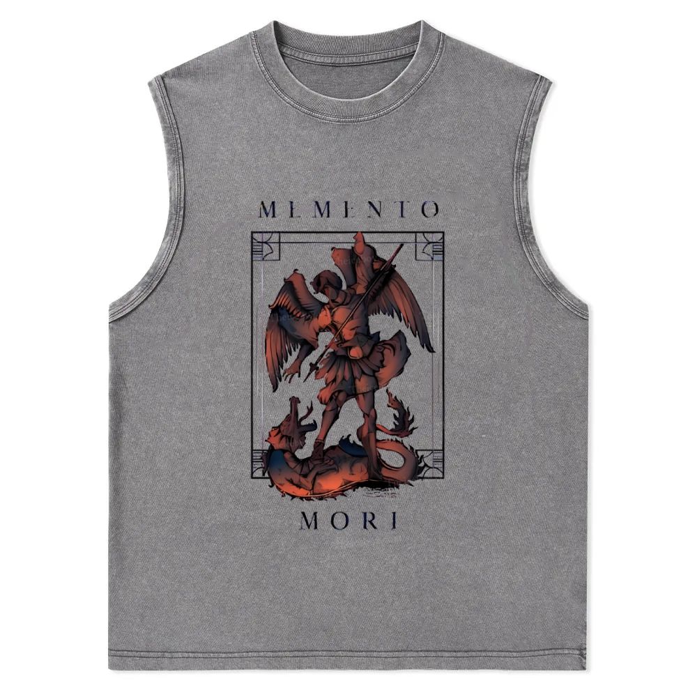 The Lord Is With You Mighty Warrior Christian Snowflake Washed Vest