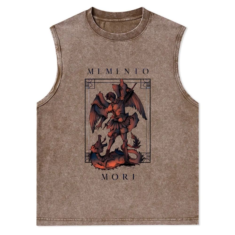 The Lord Is With You Mighty Warrior Christian Snowflake Washed Vest