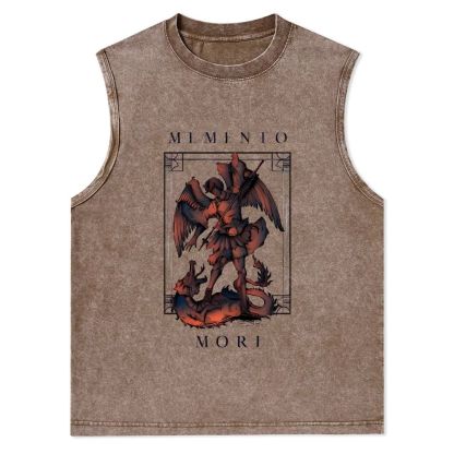 The Lord Is With You Mighty Warrior Christian Snowflake Washed Vest