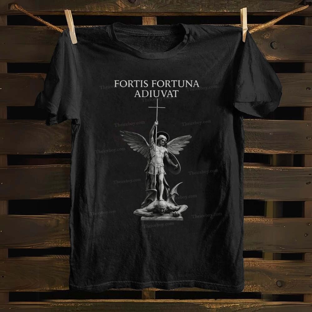 ST FORTIS FORTUNA ADIUVAT Cotton T-shirt 