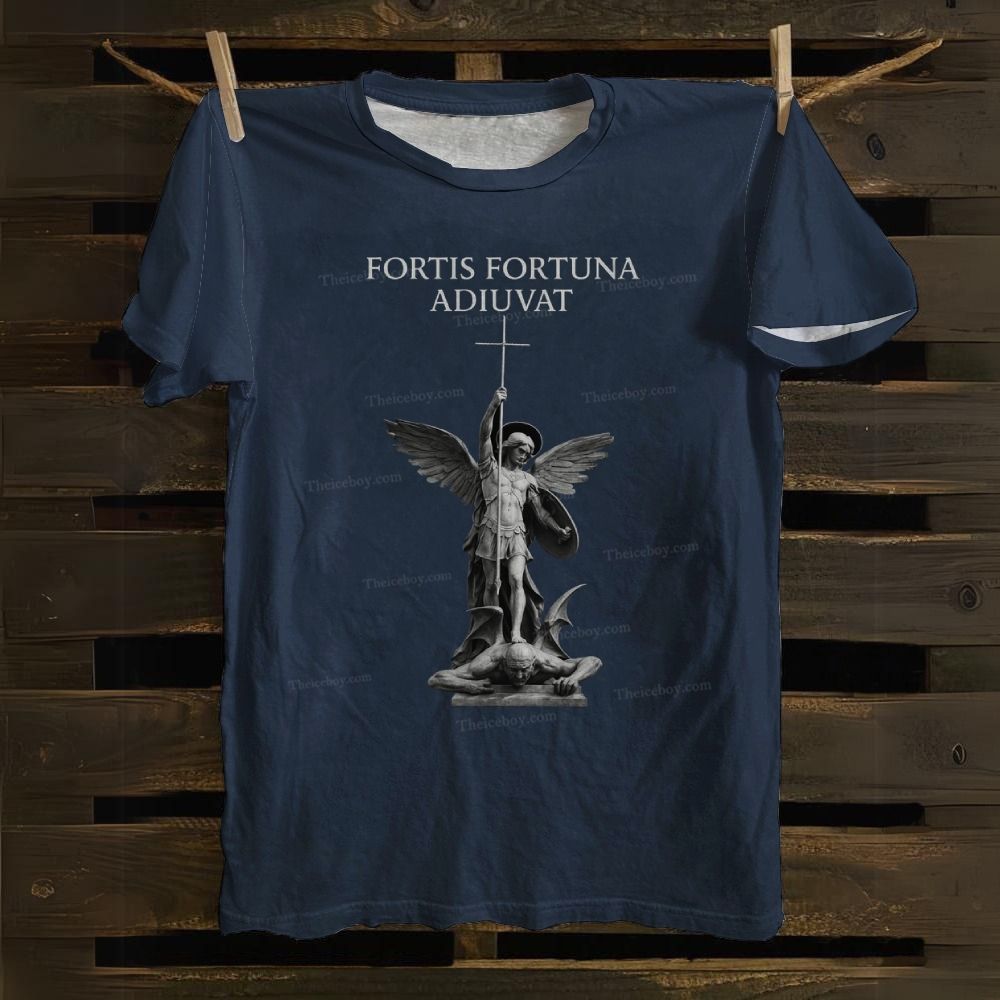 ST FORTIS FORTUNA ADIUVAT Cotton T-shirt 