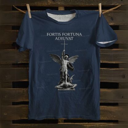 ST FORTIS FORTUNA ADIUVAT Cotton T-shirt 