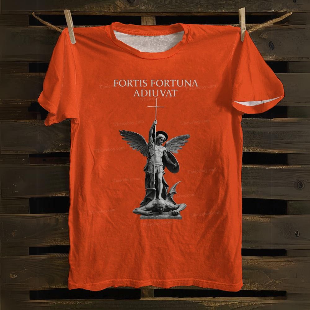 ST FORTIS FORTUNA ADIUVAT Cotton T-shirt 