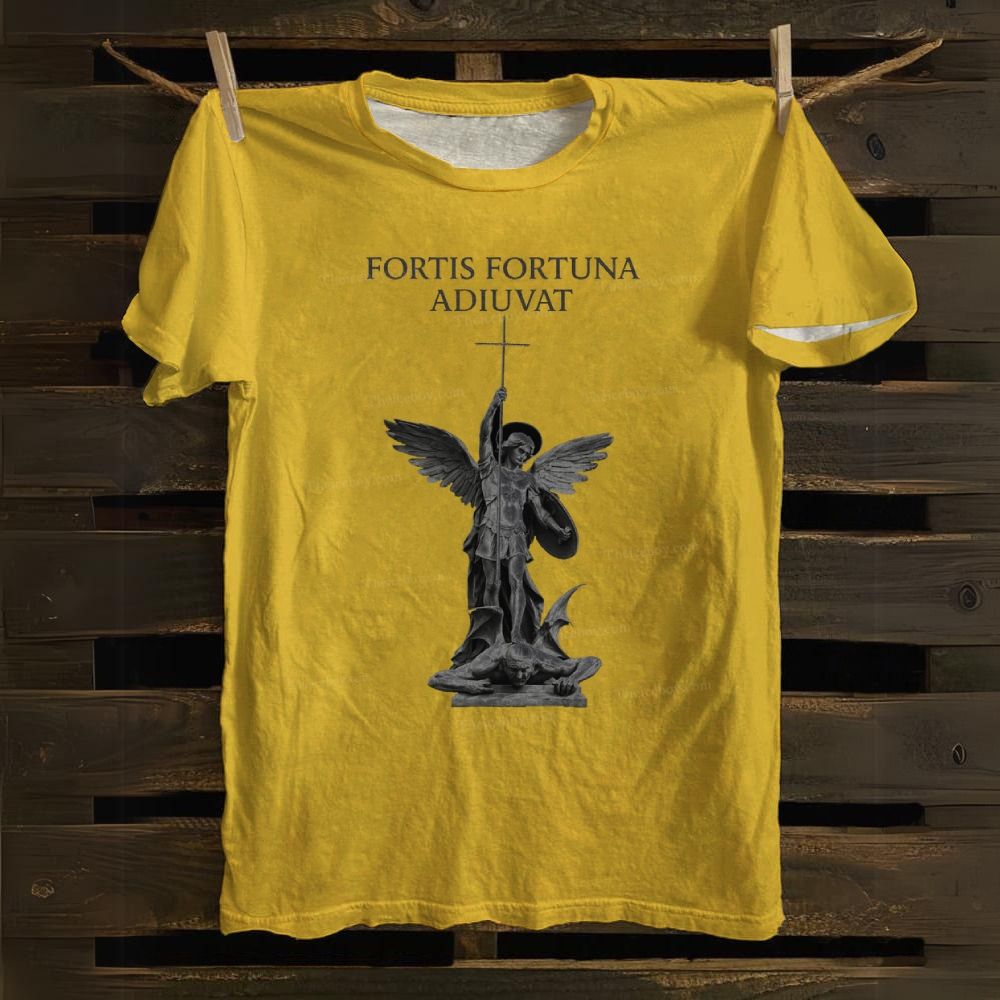 ST FORTIS FORTUNA ADIUVAT Cotton T-shirt 