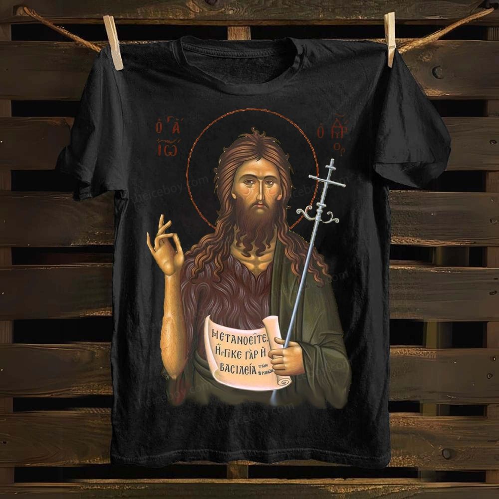 The Birth Of A Pioneer Of Monasticism Cotton T-shirt