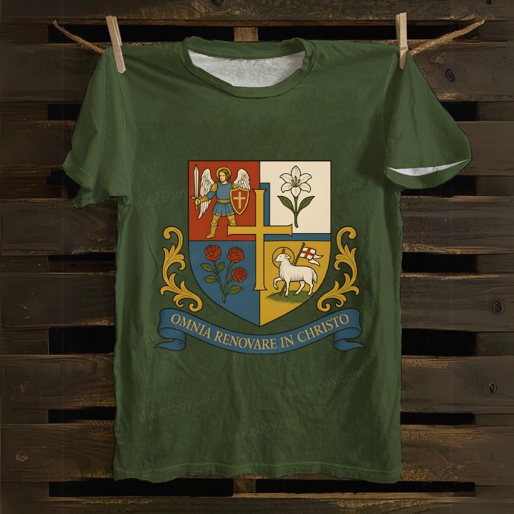 Christian Cross Cotton T-shirt