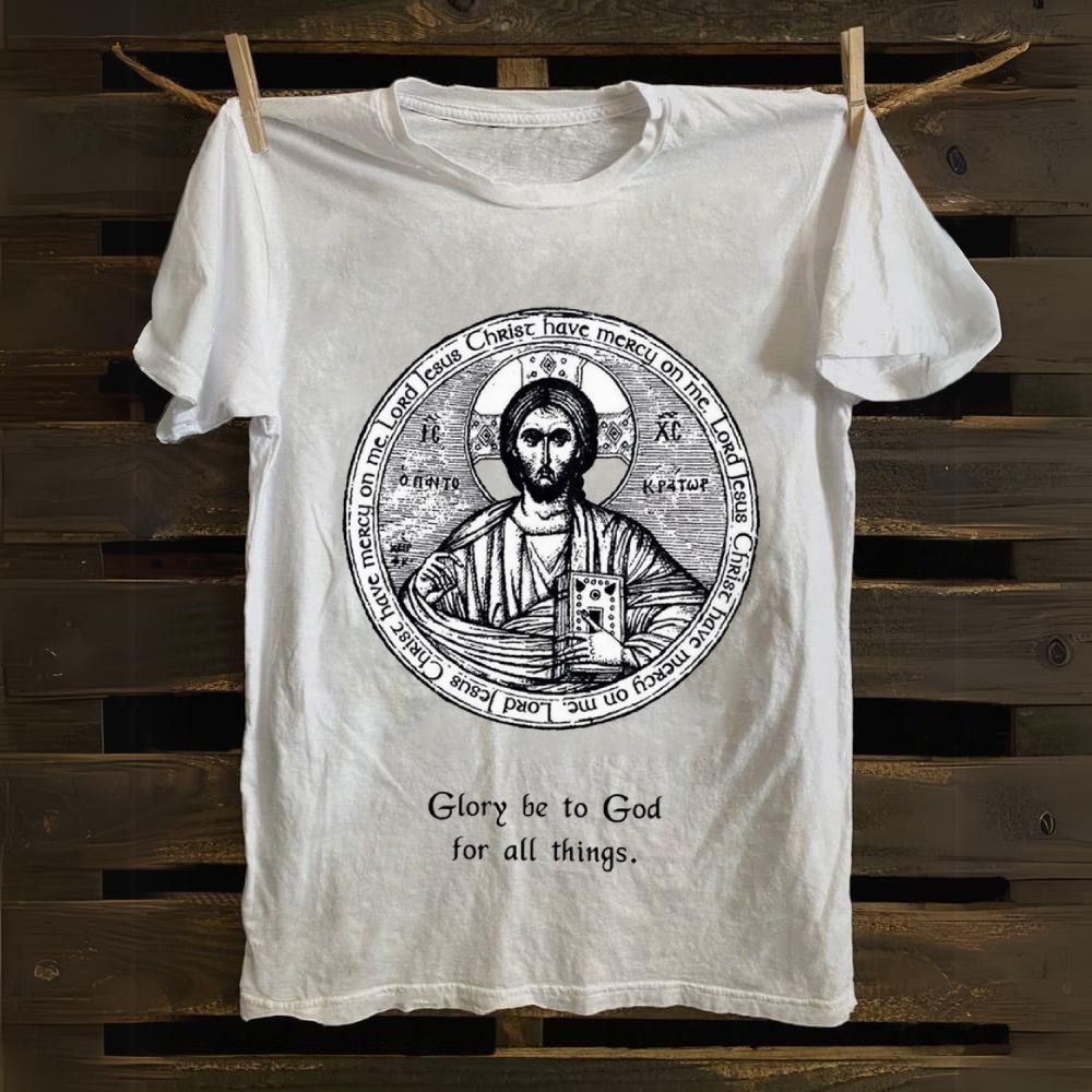 Glory Be To God For All Things Cotton T-shirt