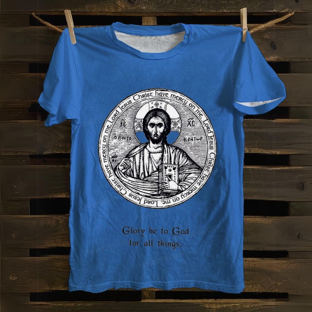 Glory Be To God For All Things Cotton T-shirt