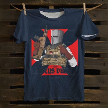 Crusader Tactical Catholic Cotton T-shirt