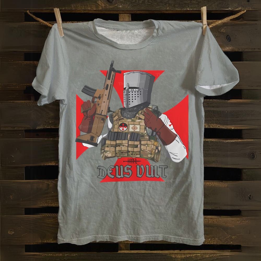 Crusader Tactical Catholic Cotton T-shirt