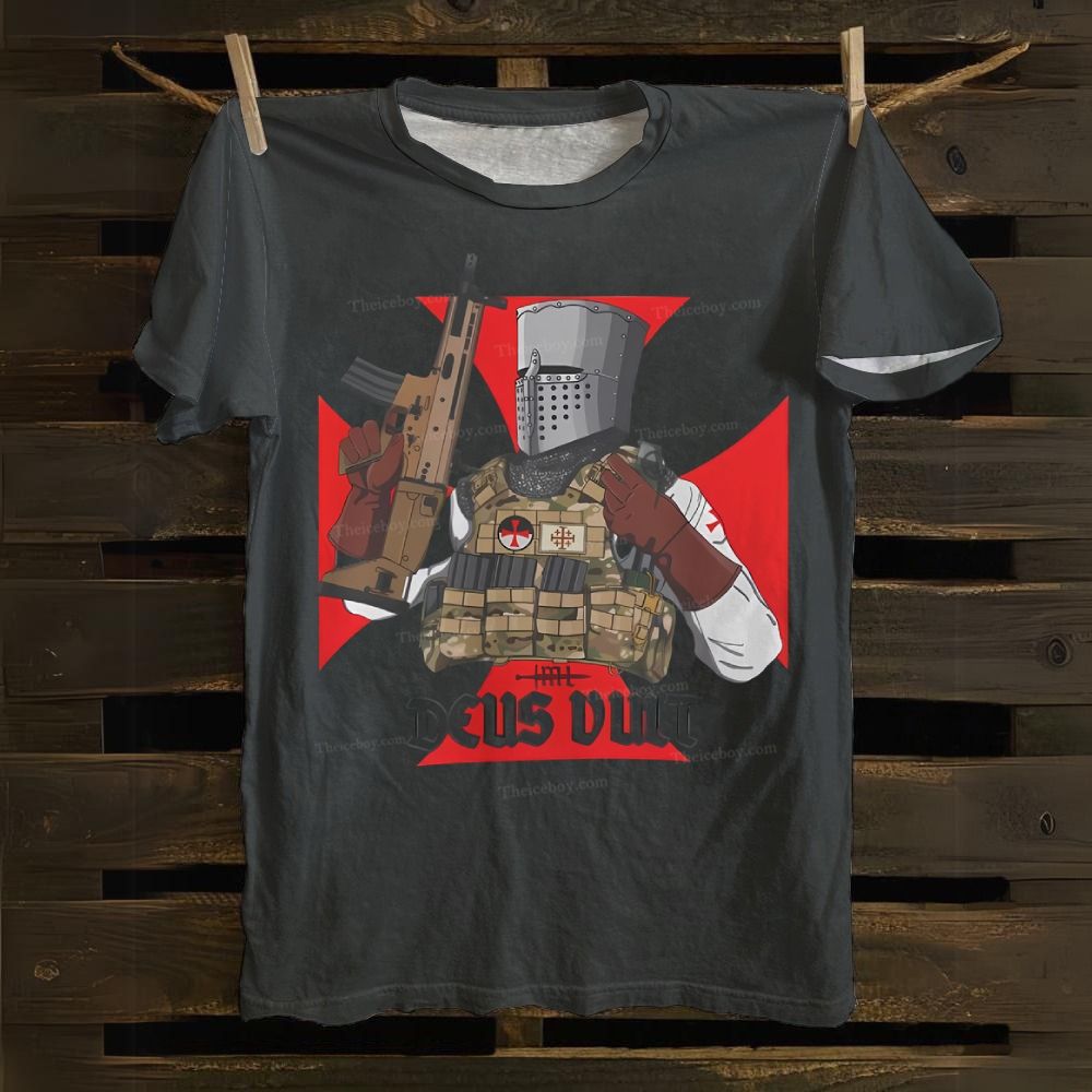 Crusader Tactical Catholic Cotton T-shirt