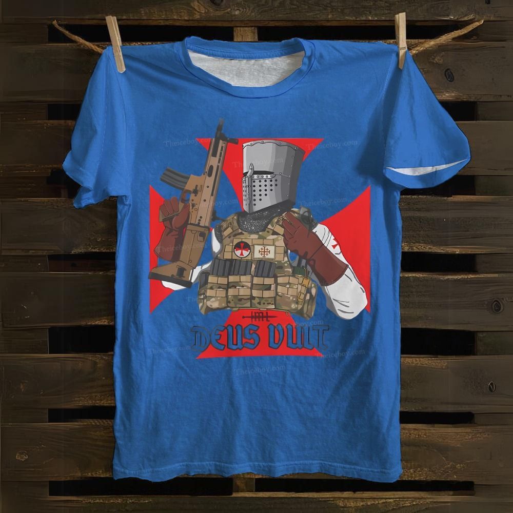 Crusader Tactical Catholic Cotton T-shirt