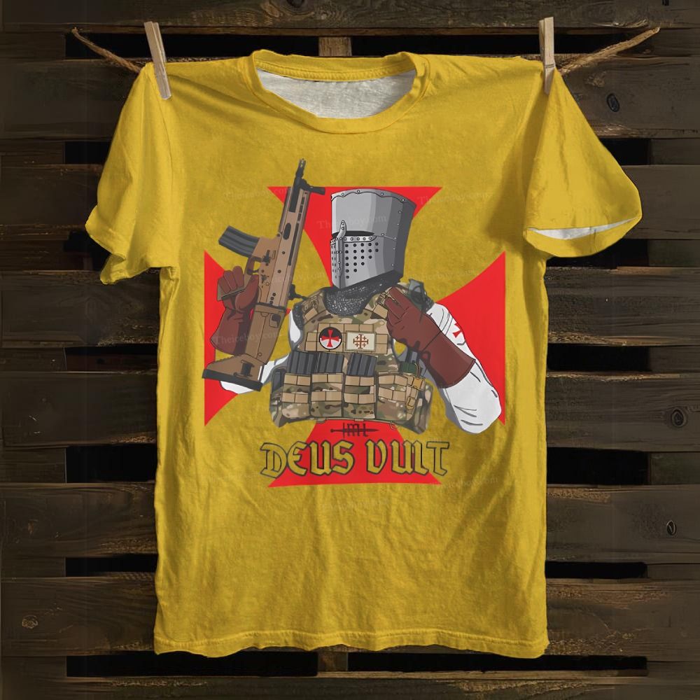 Crusader Tactical Catholic Cotton T-shirt