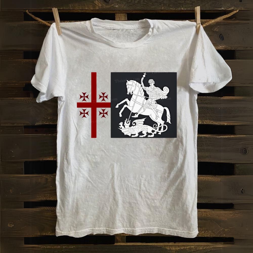 Georgia 9:16 Flag Cotton T-shirt