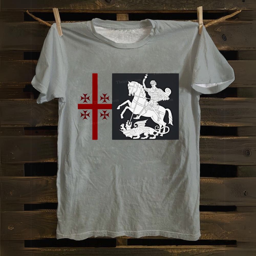 Georgia 9:16 Flag Cotton T-shirt