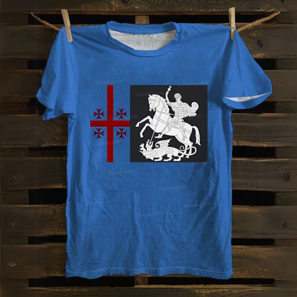 Georgia 9:16 Flag Cotton T-shirt