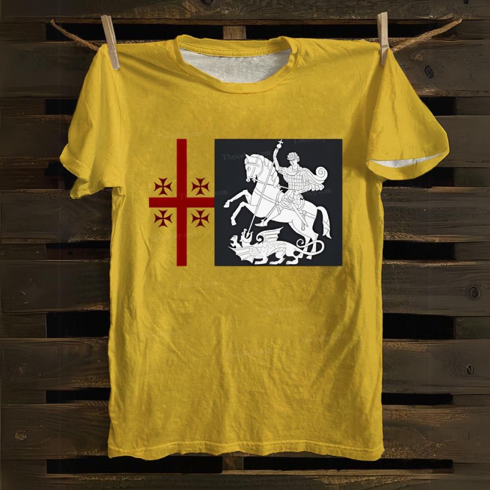 Georgia 9:16 Flag Cotton T-shirt