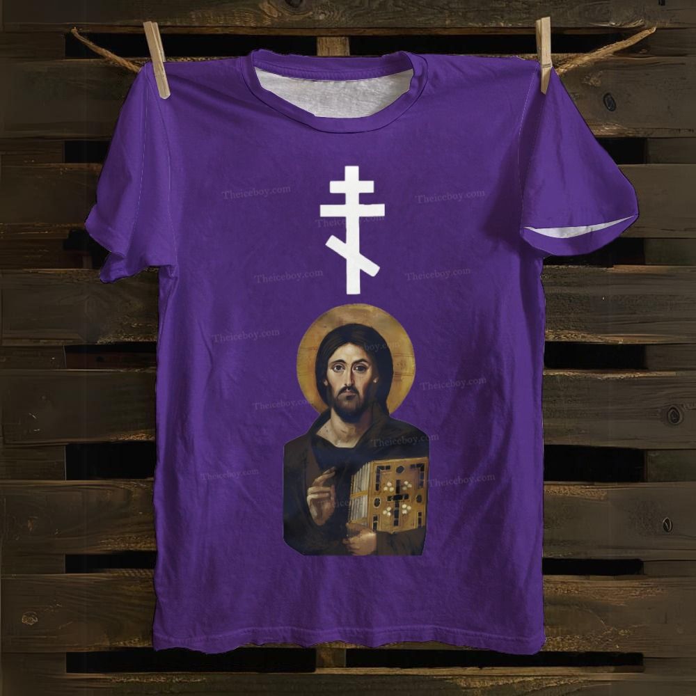 Christian Cross Cotton T-shirt