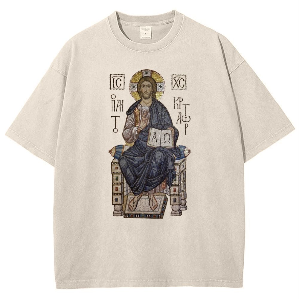 IC XC Snowflake Vintage Cotton T-Shirt