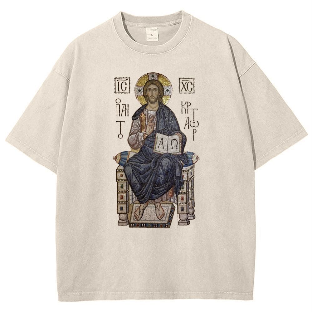 IC XC Snowflake Vintage Cotton T-Shirt