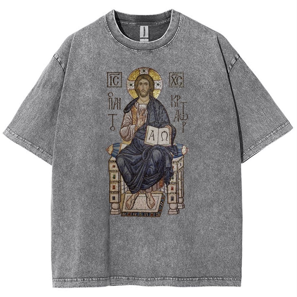 IC XC Snowflake Vintage Cotton T-Shirt