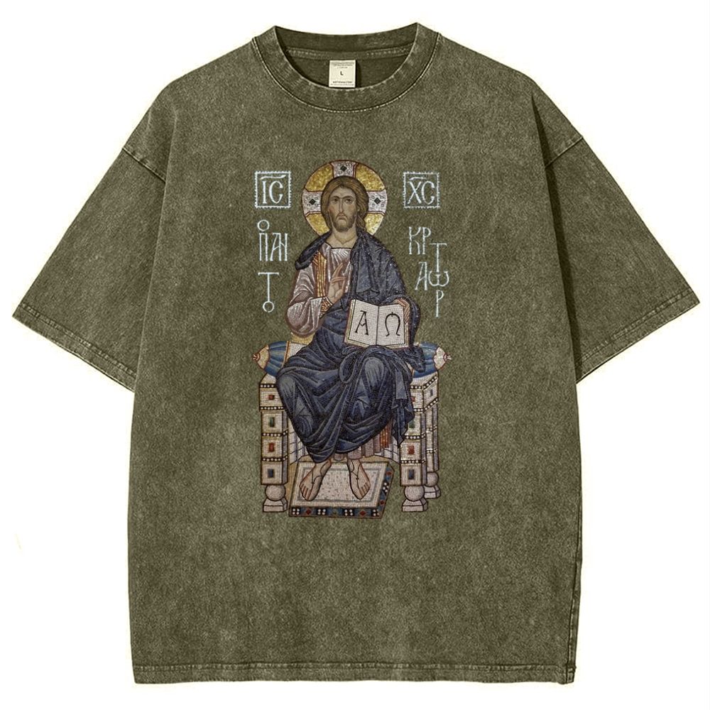 IC XC Snowflake Vintage Cotton T-Shirt