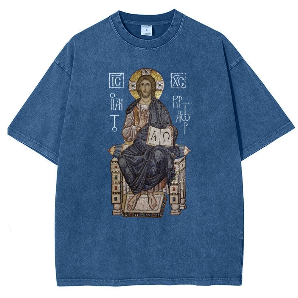 IC XC Snowflake Vintage Cotton T-Shirt