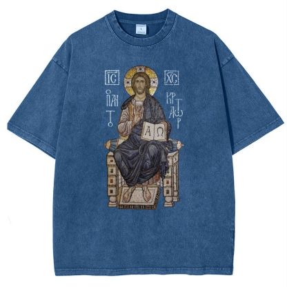 IC XC Snowflake Vintage Cotton T-Shirt